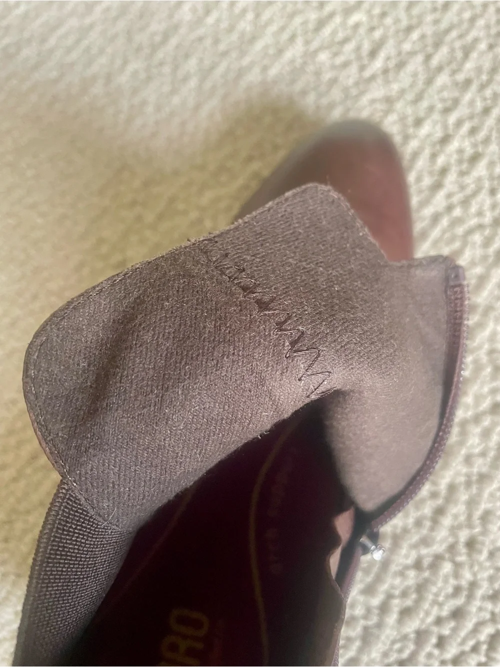 Munro Brown Leather Ankle Booties